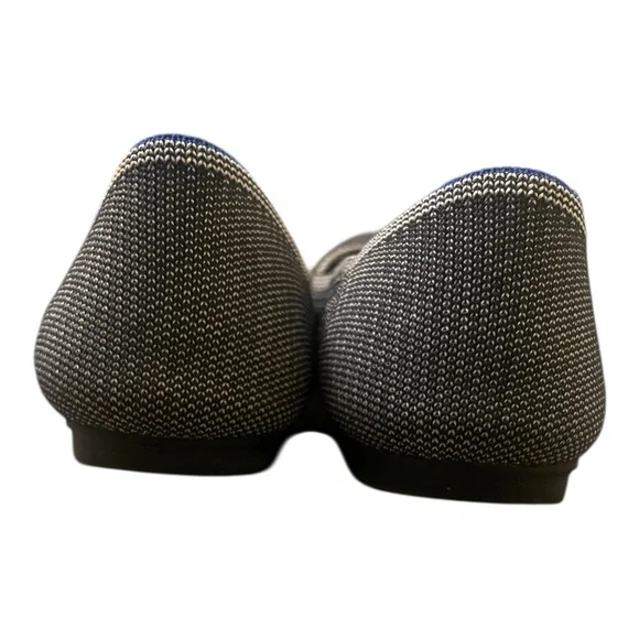 Rothy's The Flat Cloud Grey Birdseye Round Toe Ballet Size 8 - Picture 8 of 10